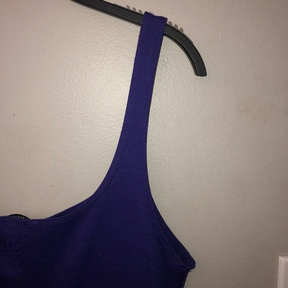 Zara Basic Purple Midi Dress - Picture 3 of 4